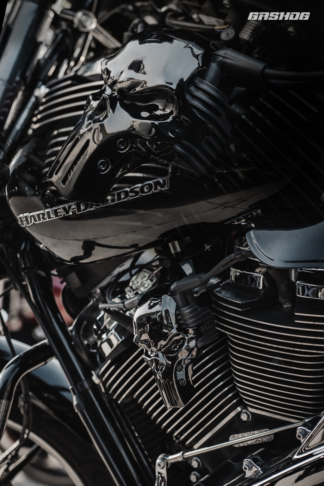 Motorcycle Horn Cover for '18-later Harley Softail Models 107/114/117 Engines and '17-later Touring Models with 107/114 Engines - Image 3