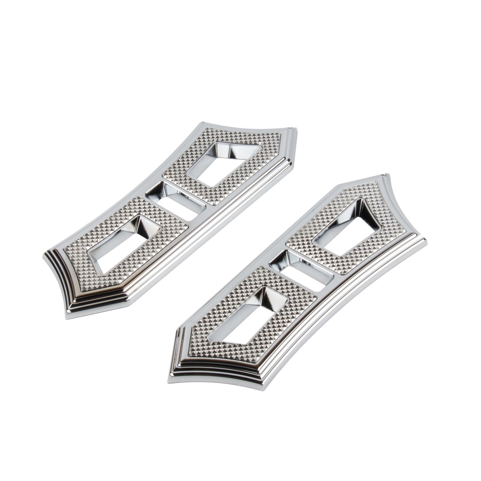 Hopero Rider FootBoards for 1986-2024 Touring Street Glide Road Glide Dyna Chrome Battle Axe Diamond Hollow-out