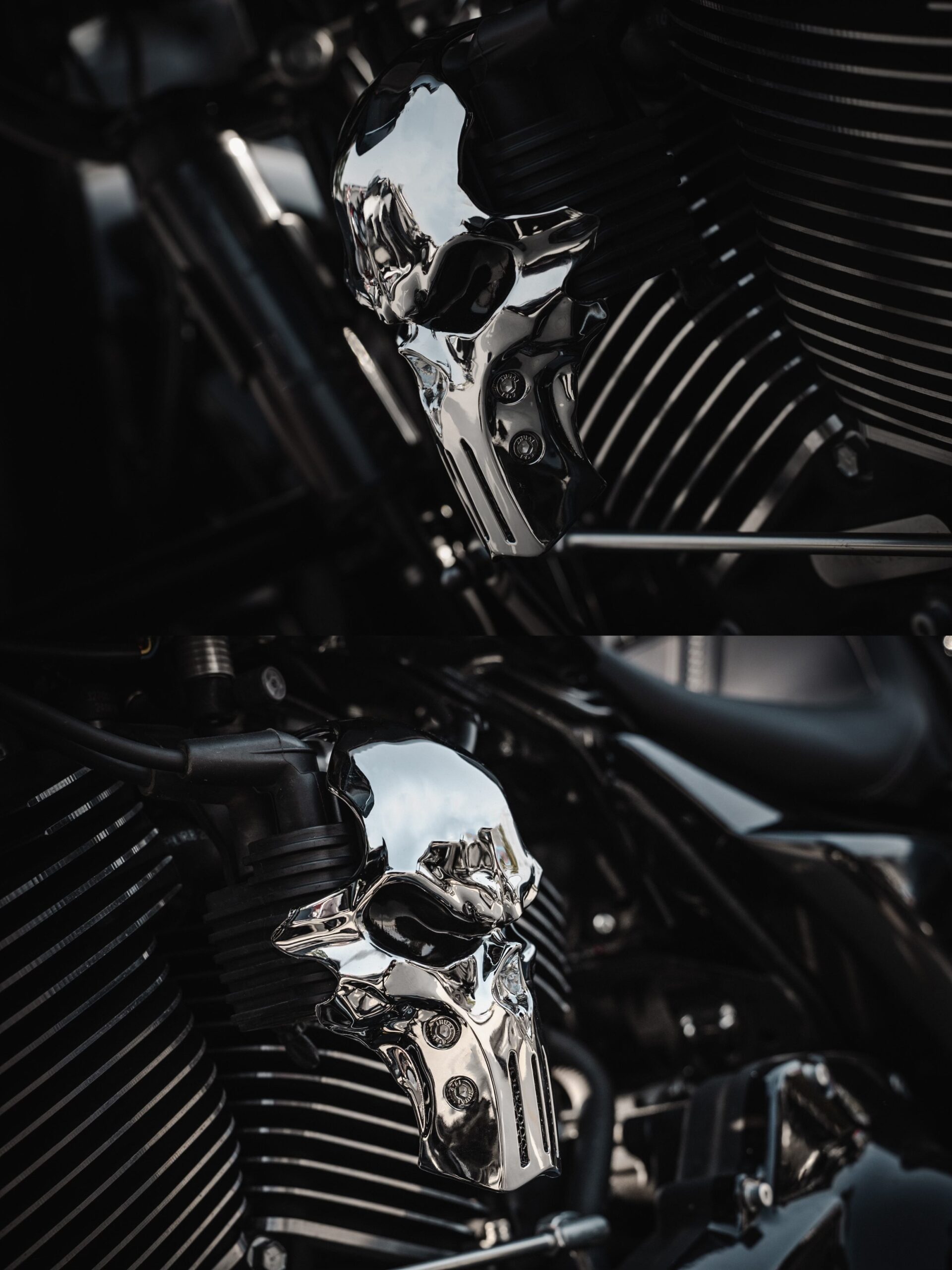 Motorcycle Horn Cover for '18-later Harley Softail Models 107/114/117 Engines and '17-later Touring Models with 107/114 Engines - Image 2