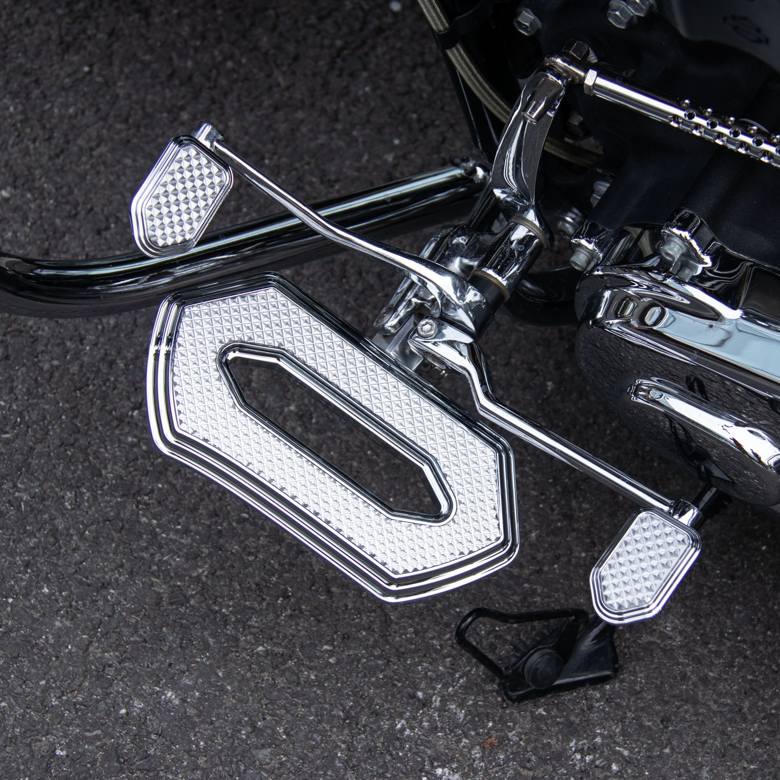 Hopero Floorboards for Harley Foot Peg Footboards Touring Electra Glide Road king Chrome - Image 3