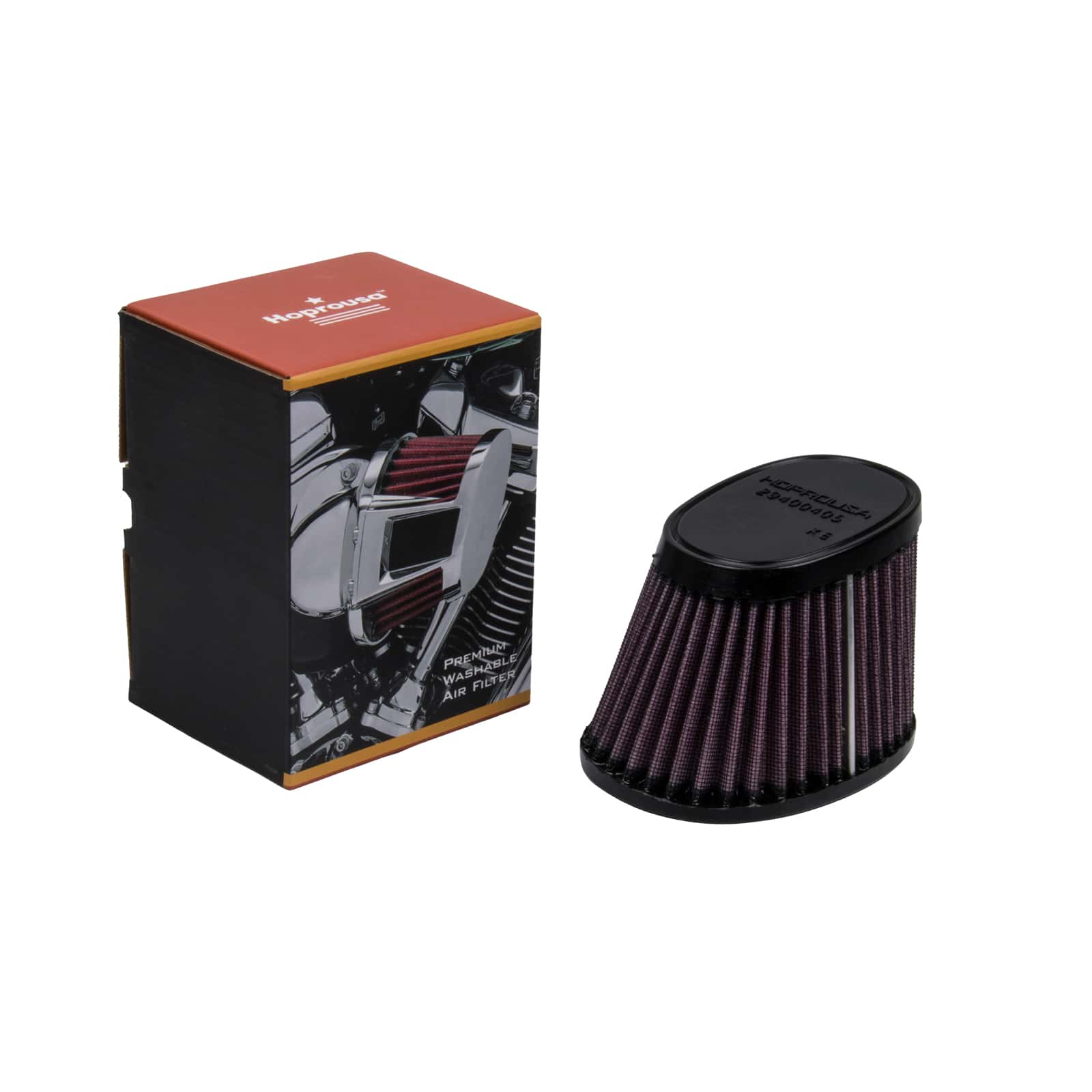 Hoprousa 117 Air Filter for '18-later Softail '17-later Touring with Heavy Breather (OEM#29400406)117 Engine Pre-oiled Washable - Image 9