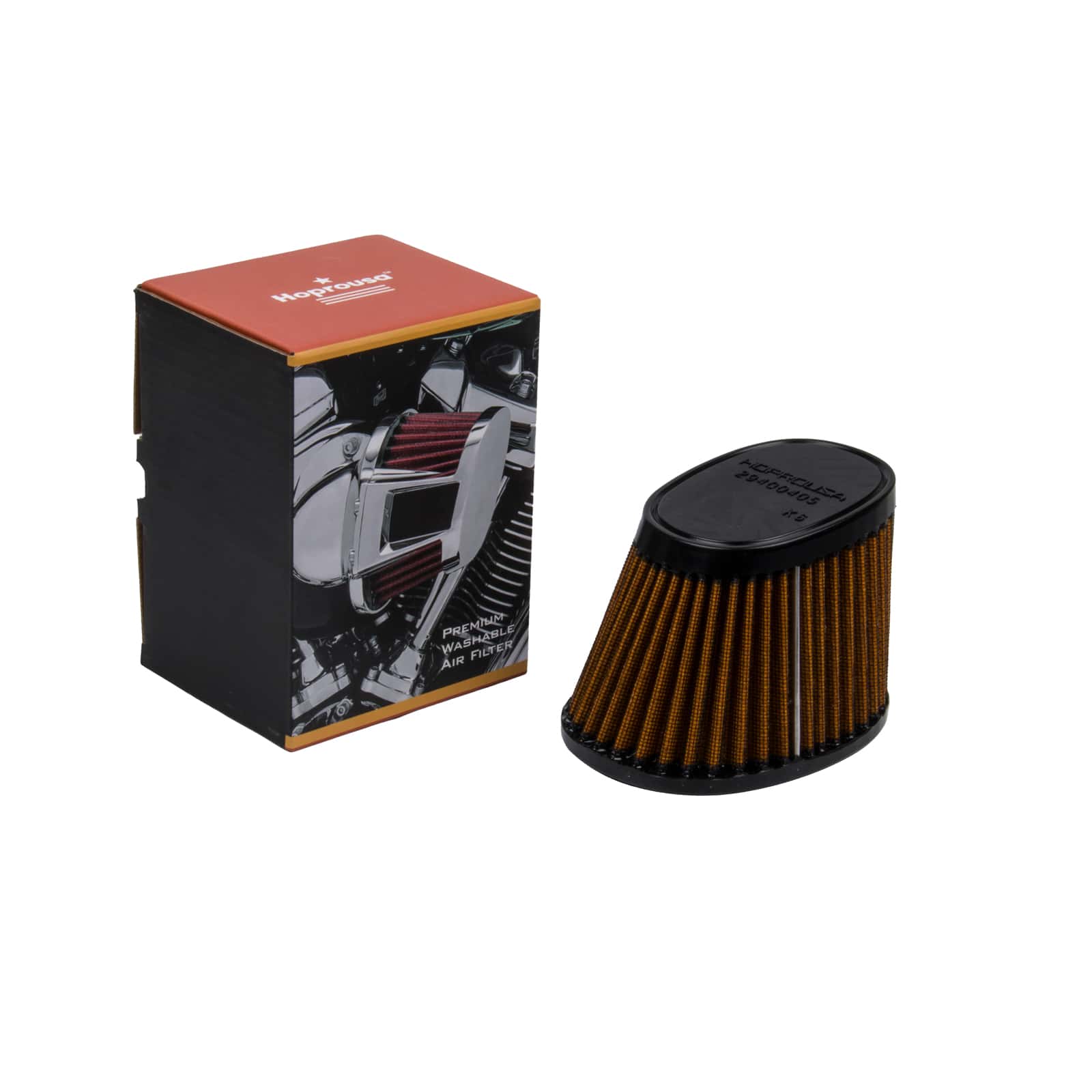 Hoprousa 117 Air Filter for '18-later Softail '17-later Touring with Heavy Breather (OEM#29400406)117 Engine Pre-oiled Washable - Image 8