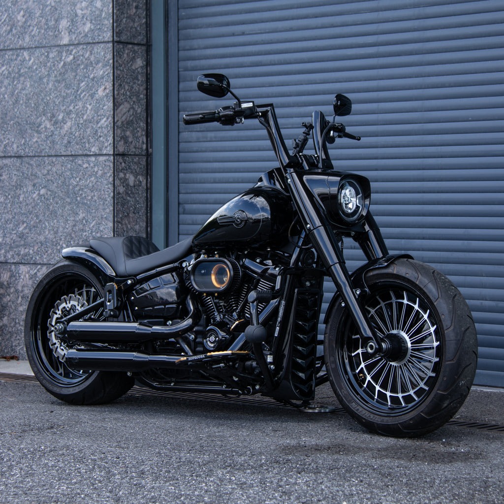 Custom Motorcycle 3D Hollow-out Blade Cast Forged Rear Front Wheels for 2018-2024 Harley Softail Fat Boy Breakout Street Bob - Image 8