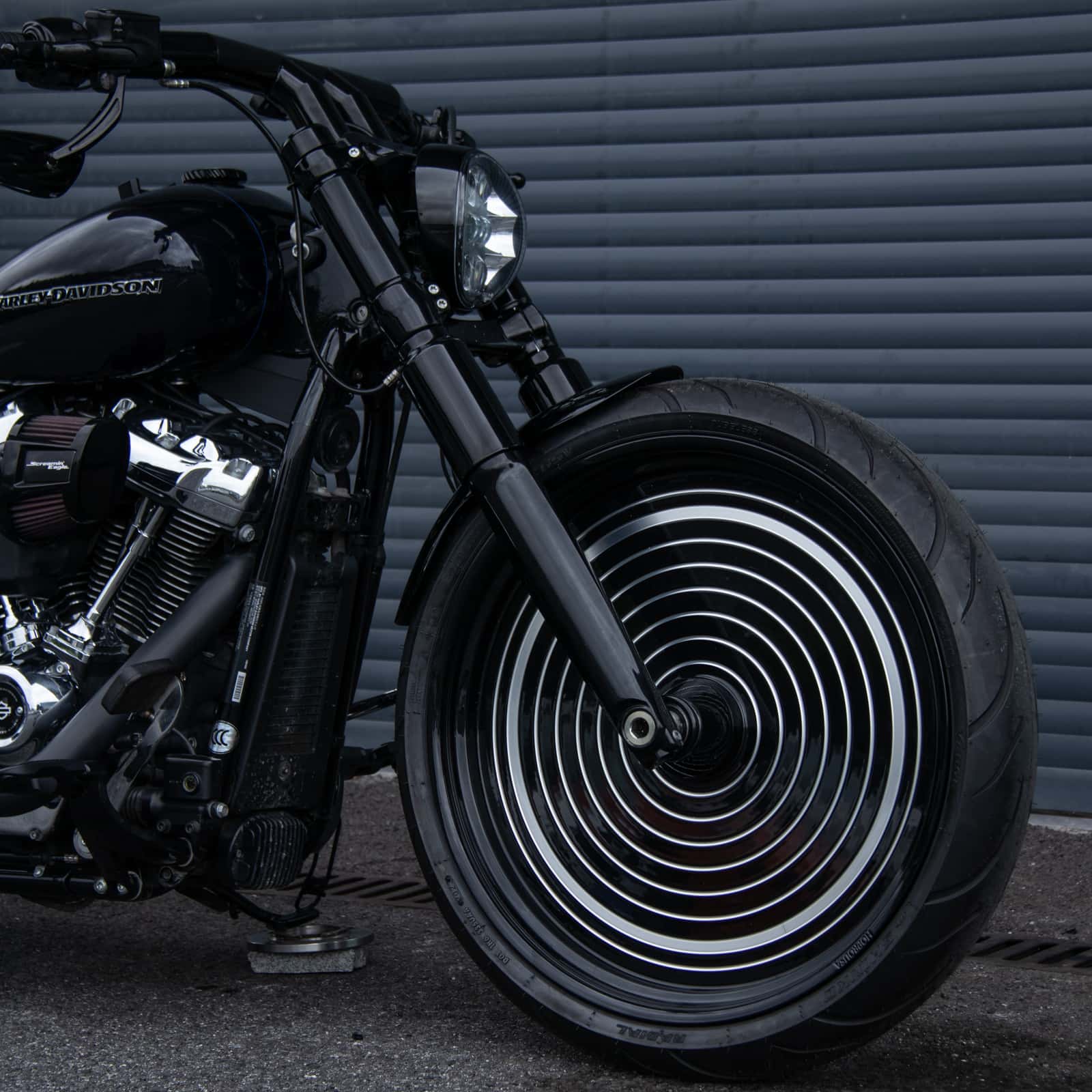 Custom 3D Motorcycle Cast Forged FAT CIRCLE Rear Front Wheels for 2018-2023 Harley Softail Fatboy Breakout - Image 2