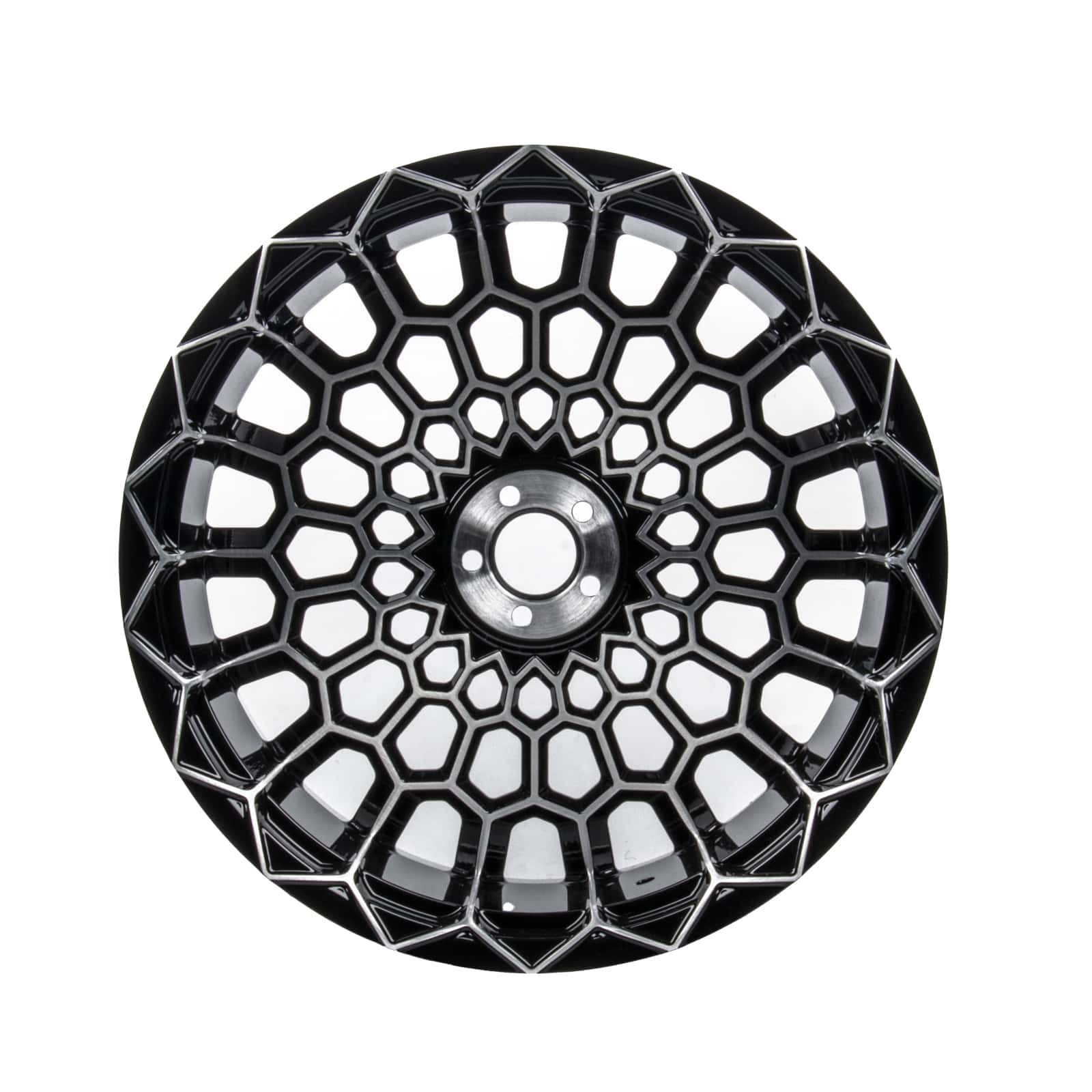 Custom Forged Hub/Wheel/Rim with Gloss Black Finish for 18-later harley Street bob Softail Standard Fatboy Breakout - Image 2