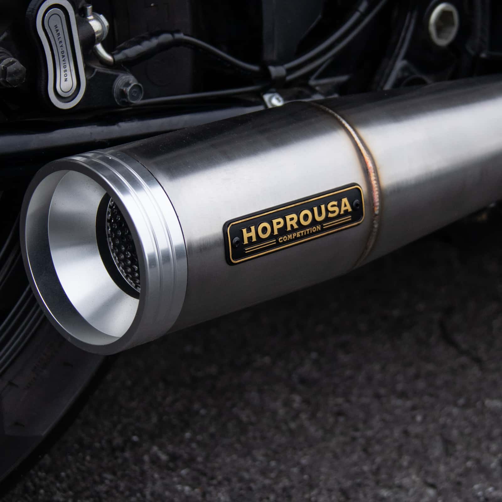 Motorcycle 2IN1 Exhaust System for 18-24 Harley Softail Fatboy Breakout Street Bob Slim Low Rider Heritage Classic Deluxe
