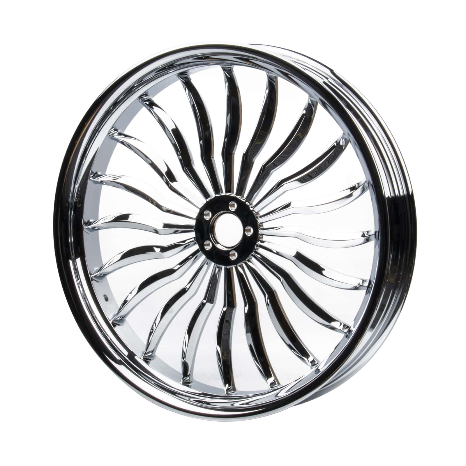 Blade-Designed Forged Haley Hub/Wheel/Rim with Chrome Plating for 18-later harley Street bob Softail Standard Fatboy Breakout