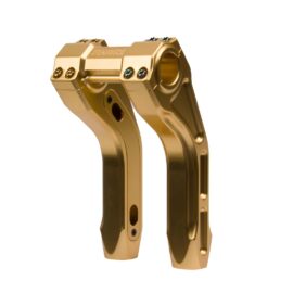 Hoprousa Aluminum Gold 8-12″ Risers with 2.5″ Pullback For 1 /1.25″ Adjustable Handlebar