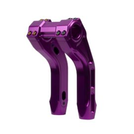 Hoprousa Aluminum Purple 8-12″ Risers with 2.5″ Pullback For 1 /1.25″ Adjustable Handlebar