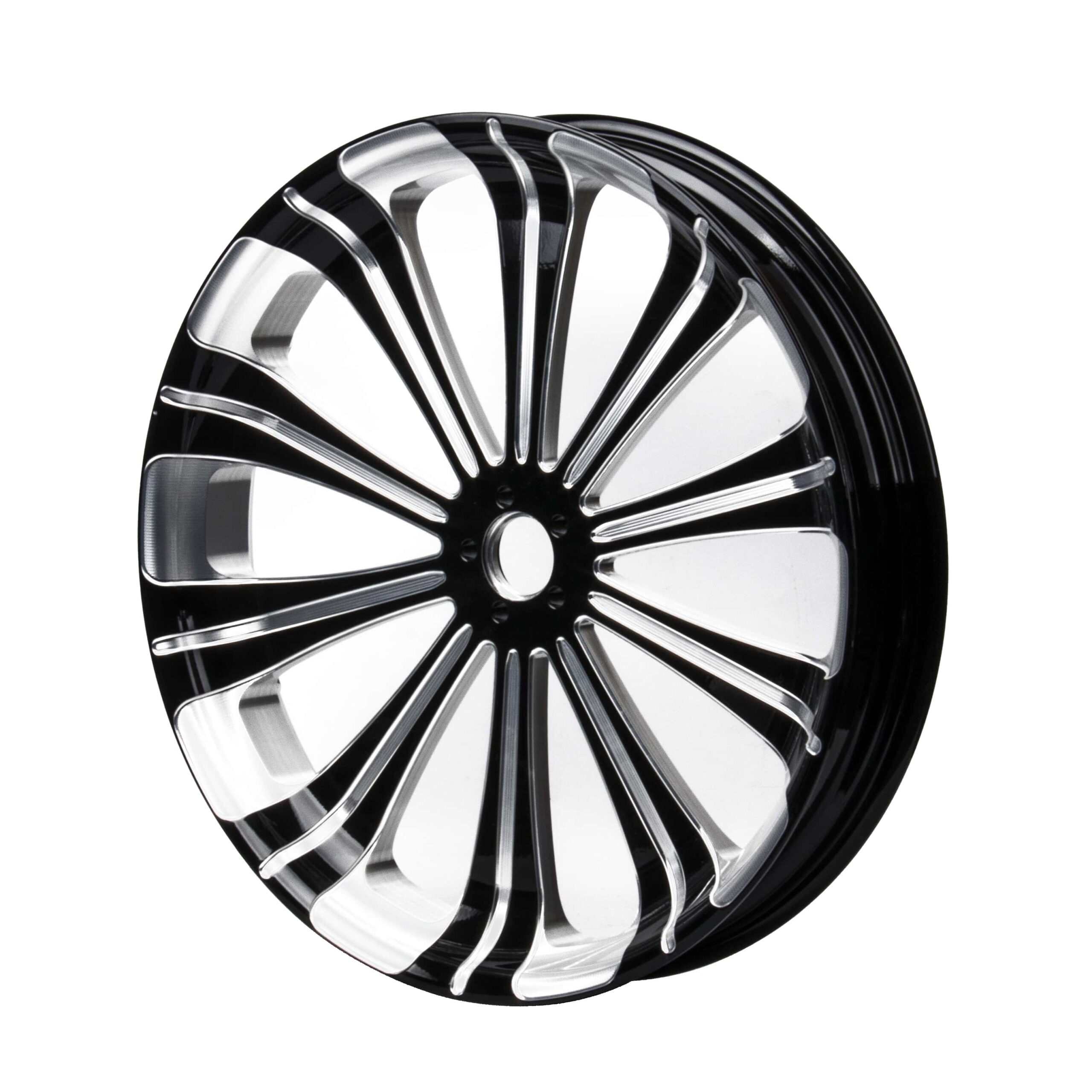 Refinement Motorcycle Front Rear Rims Wheels 3D Ape Custom Forged Gloss Black Rims for Harley Sotail Brekout Fat Boy 2018-2024