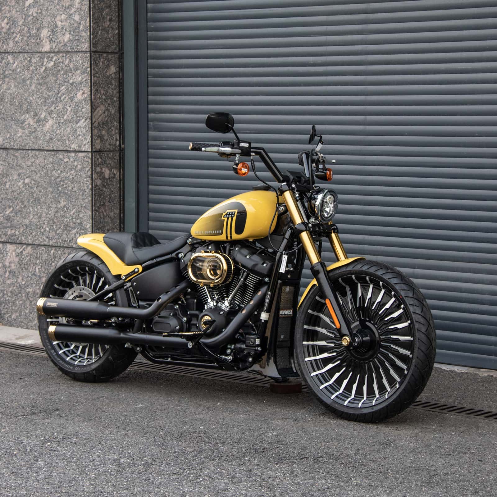 Blade Forged Stabilize Haley Motorcycle Wheels Rims Forged Wheel for 18-later harley Street bob Softail Standard Fatboy Breakout - Image 7