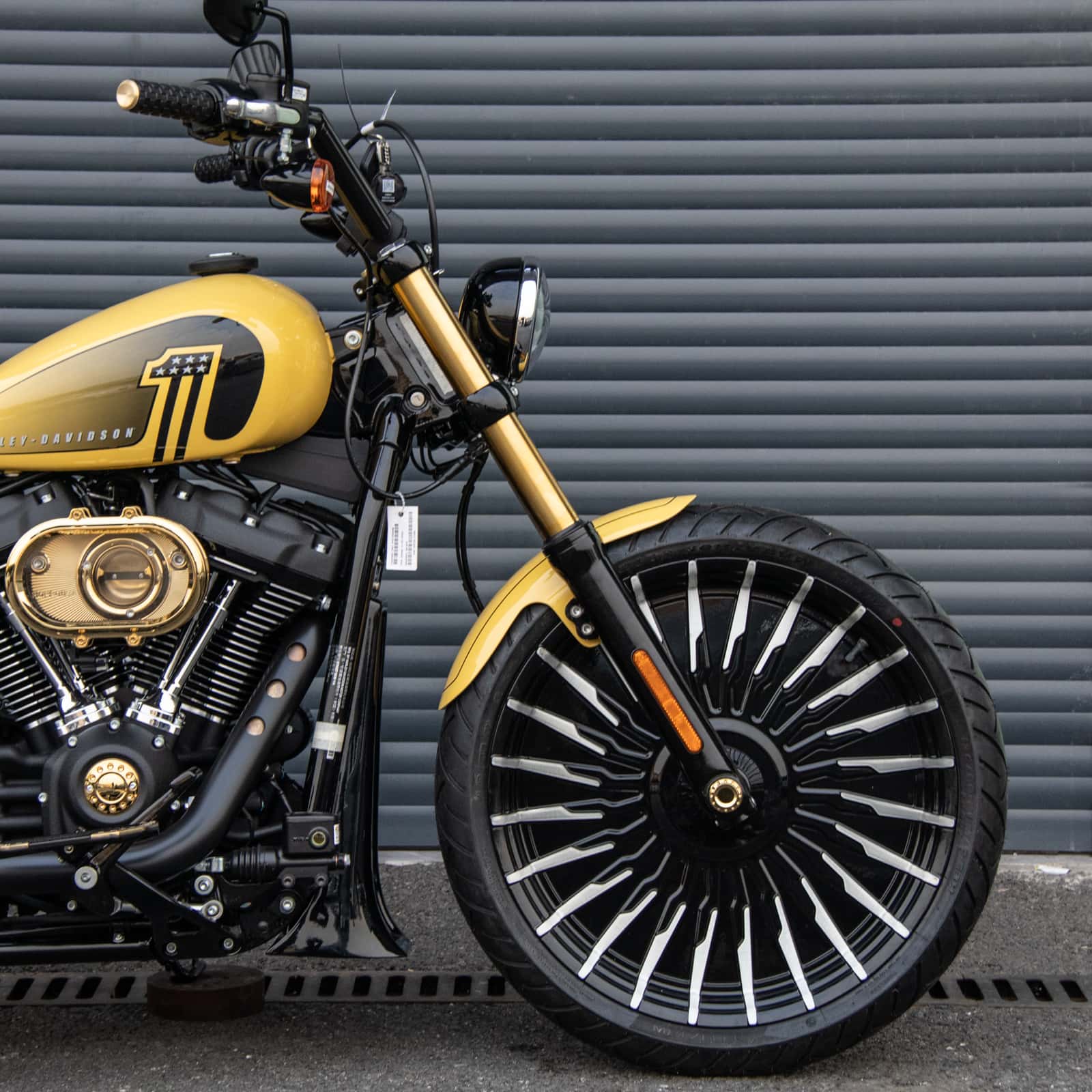 Blade Forged Stabilize Haley Motorcycle Wheels Rims Forged Wheel for 18-later harley Street bob Softail Standard Fatboy Breakout - Image 6