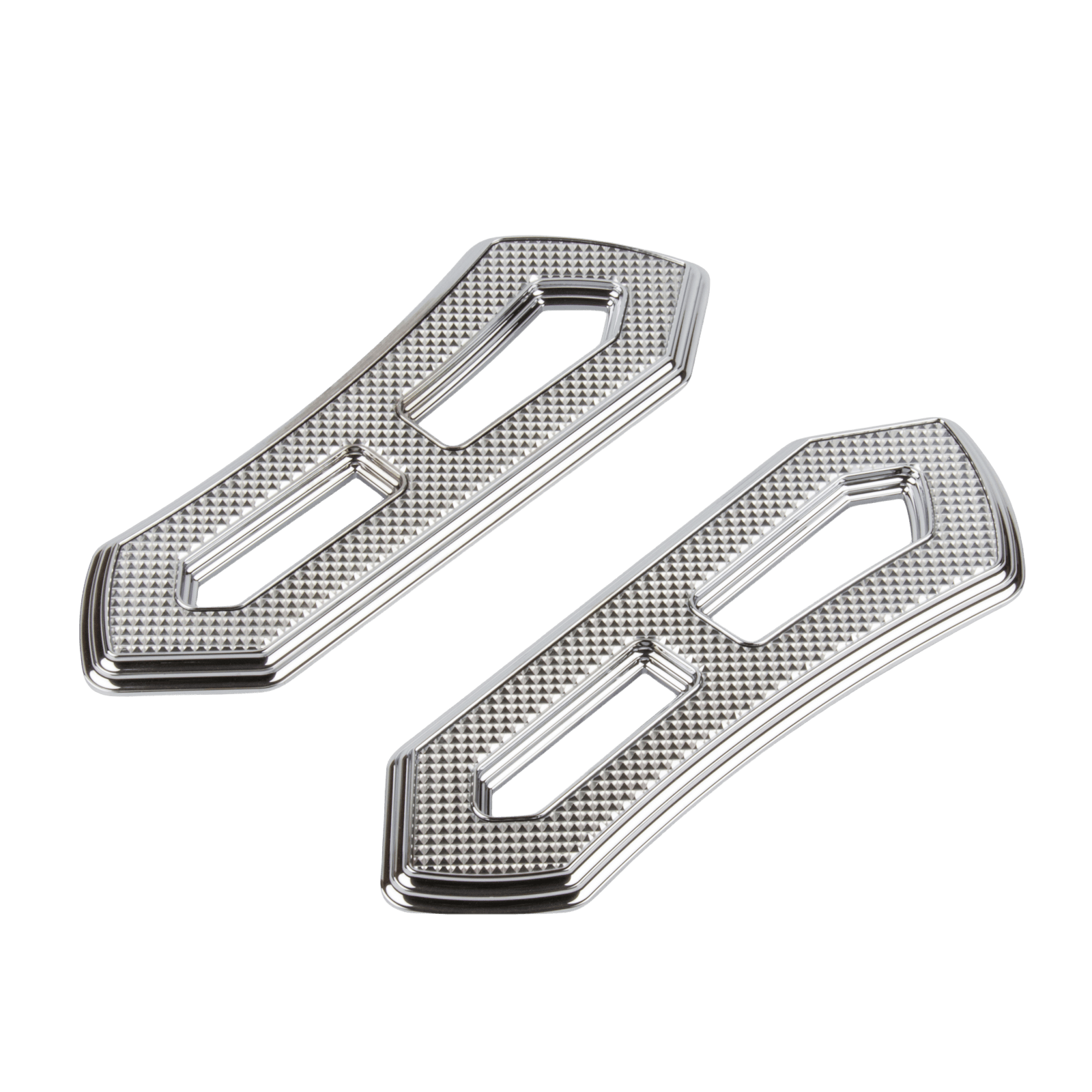 Hopero Rider FootBoards for 1986-2024 Touring Street Glide Road Glide Dyna Chrome Battle Axe Diamond Hollow-out