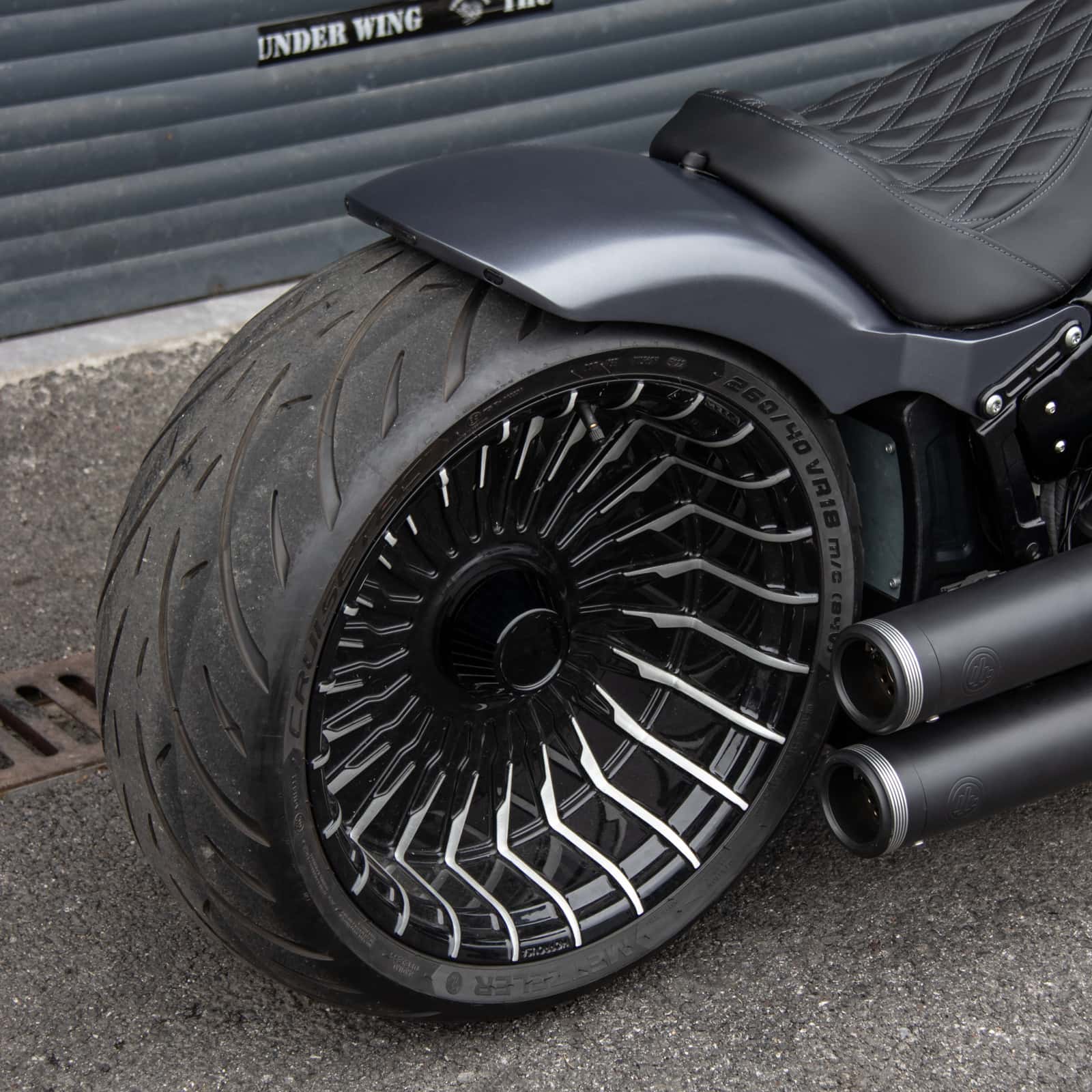 Blade Forged Stabilize Haley Motorcycle Wheels Rims Forged Wheel for 18-later harley Street bob Softail Standard Fatboy Breakout - Image 4