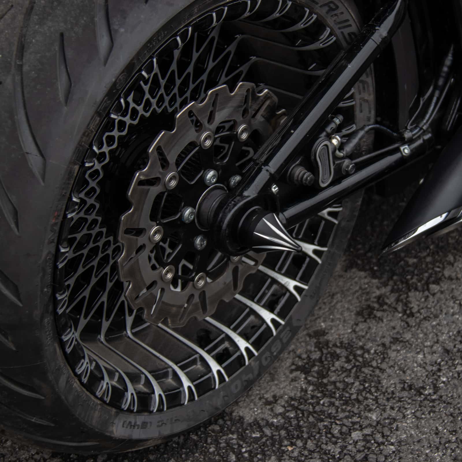 Custom Motorcycle Cast Forged Spider Spokes Rear Front Wheels Rims for 2018-2024 Harley Street Bob Softail Fat Boy Breakout - Image 10