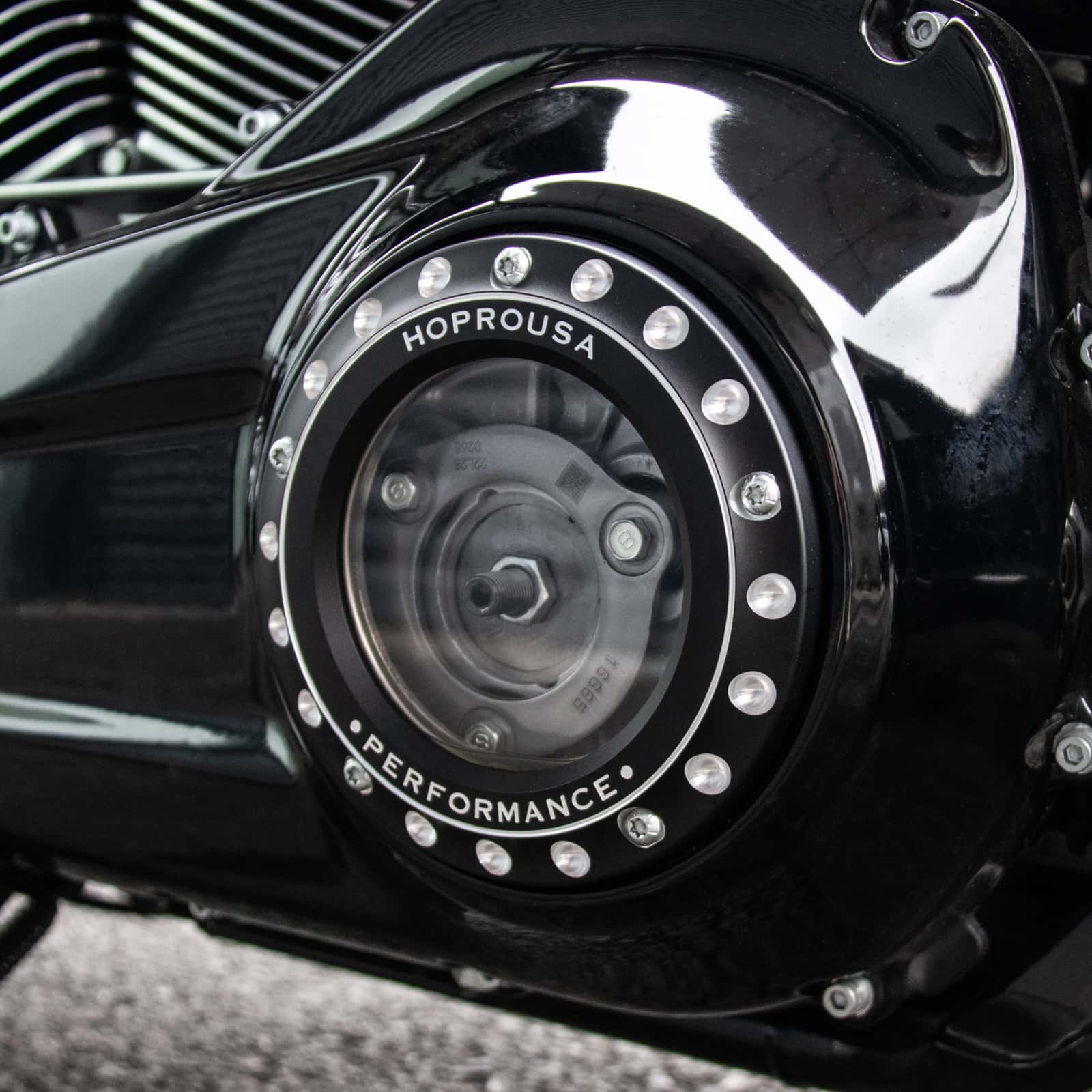 Hopero BLACK DOT Aluminum See Through Derby Cover - Image 6