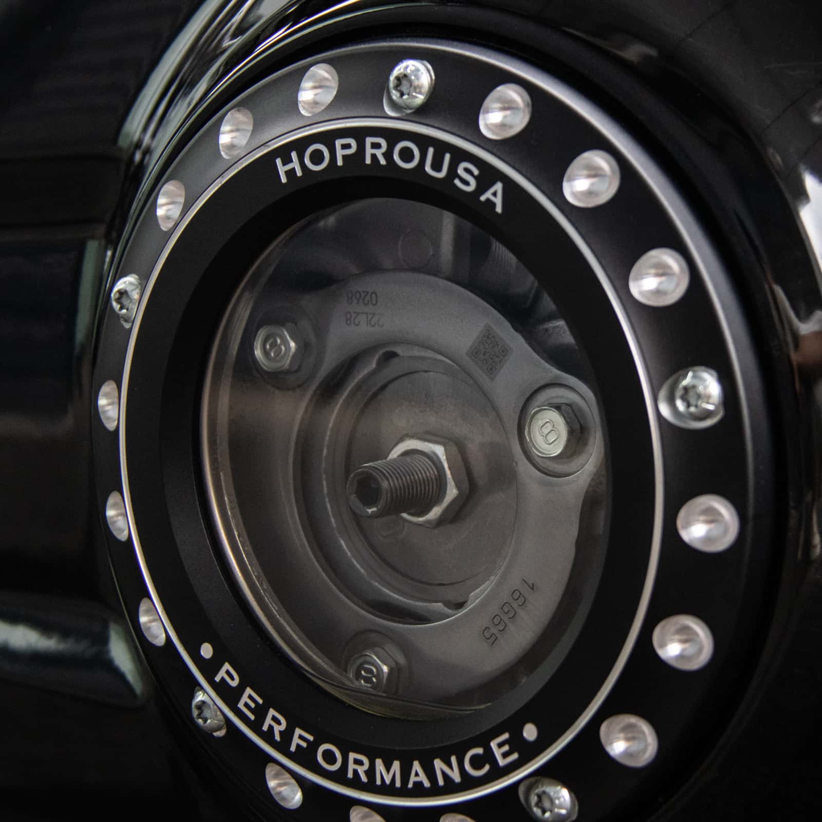 Hopero BLACK DOT Aluminum See Through Derby Cover - Image 5