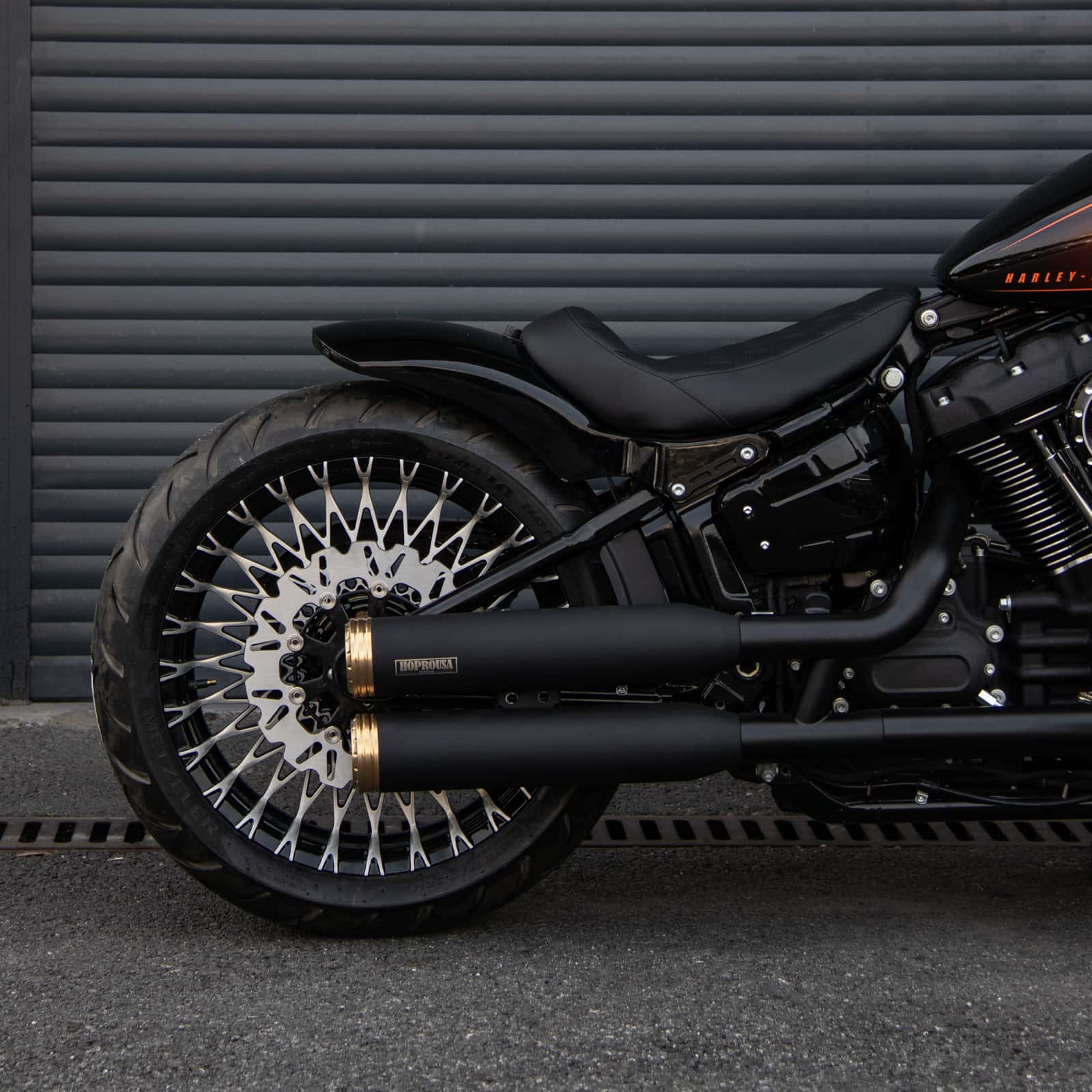 Motorcycle Solo Seat '18-later Street Bob Fatbob Low Rider Fit Hoprousa Short Rear Fender 180/200mm - Image 3