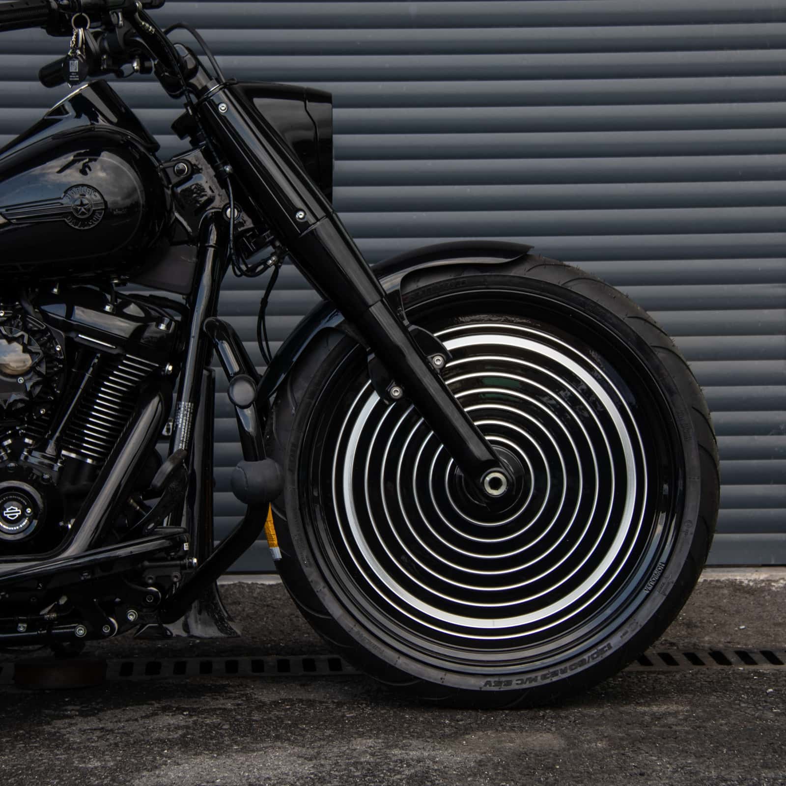 Custom 3D Motorcycle Cast Forged FAT CIRCLE Rear Front Wheels for 2018-2023 Harley Softail Fatboy Breakout - Image 3