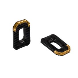 Hopero Motorcycle Foot Pegs Footrests Pedals Passenger Footboards Fits for Harley Touring Softail