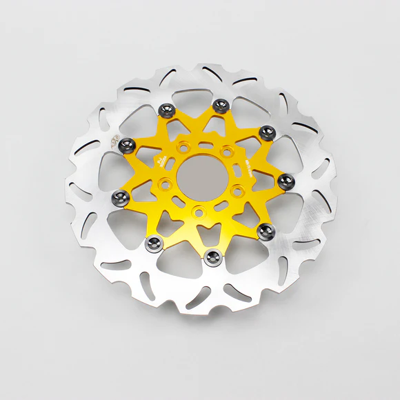 Gold 11.5" Front Brake Rotor-9 Spokes - Image 2