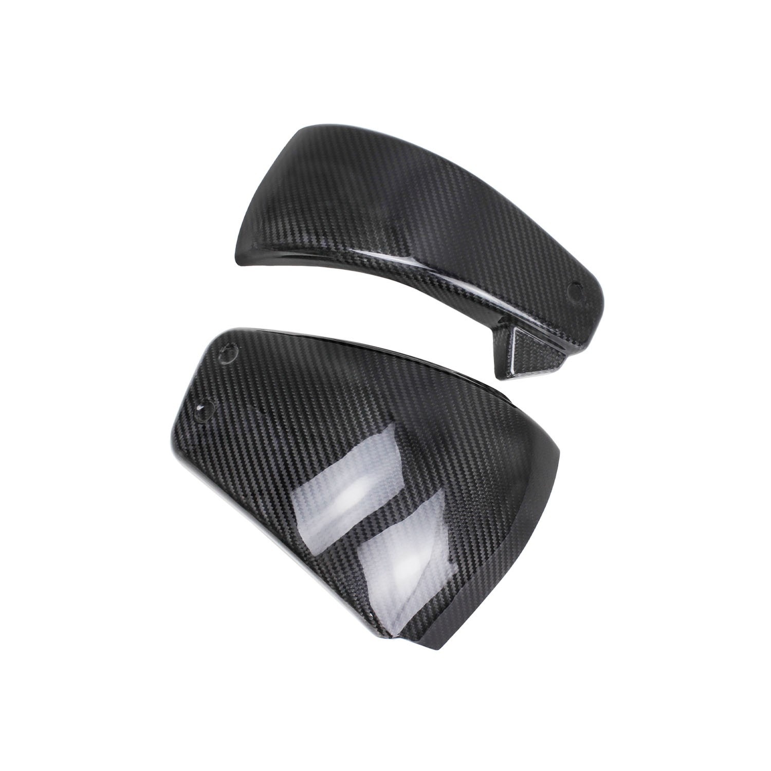 Carbon Fiber Battery Side Covers for Harley Softail FLDE FXBB FXLRST FLHC FXST - Image 5