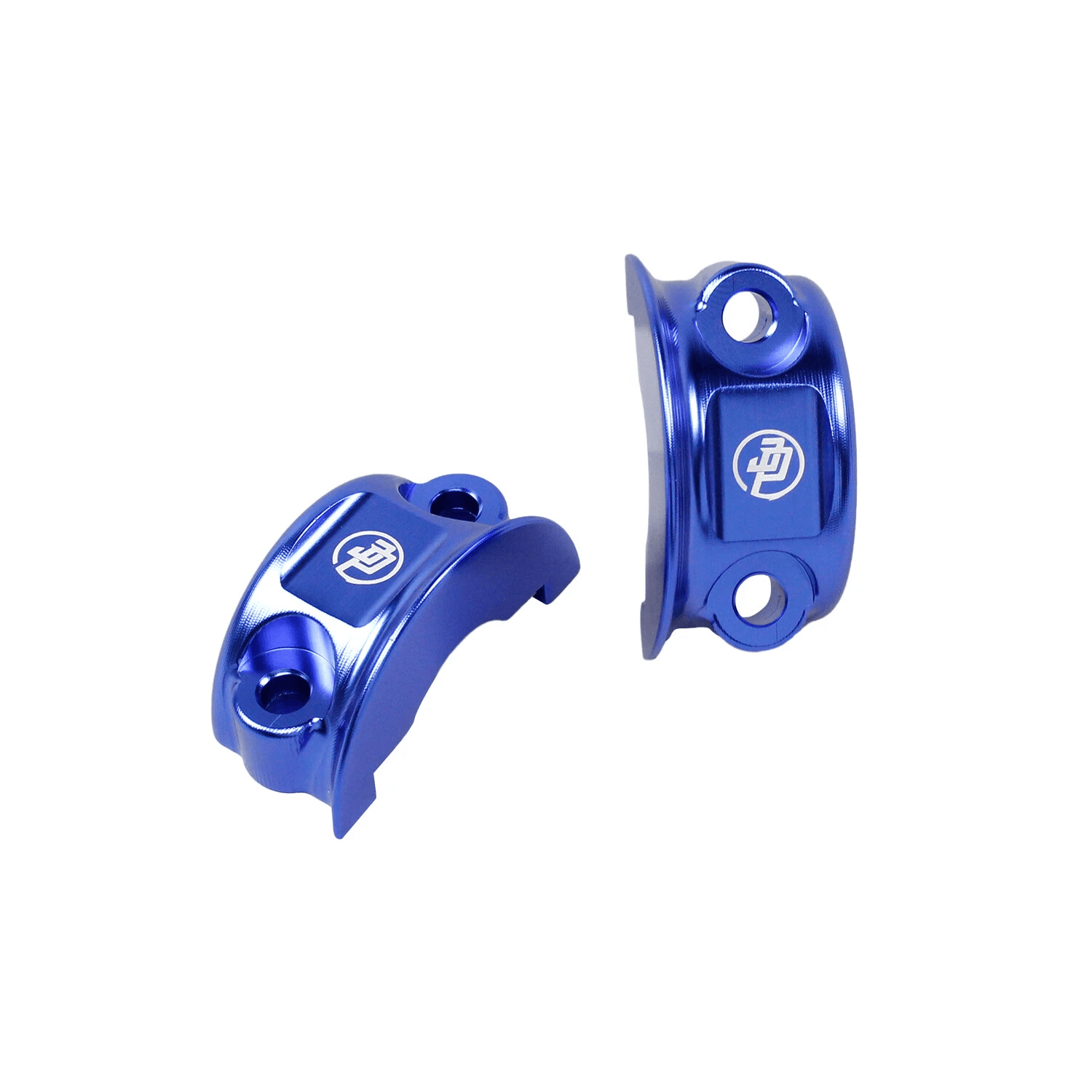 Blue Handlebar Clutch Brake Clamp Cover for Harley 96-23 Softail Touring Dyna XL - Image 5