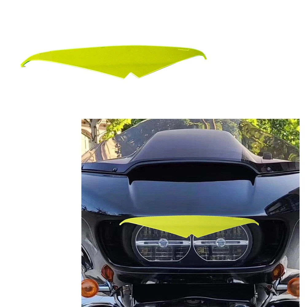 Green Road Glide Headlight Eyebrow Trim for Harley 15-23 FLTRU FLTRXSE FLTRX - Image 4