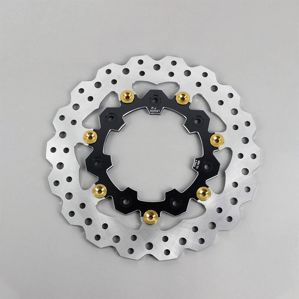Black Gold Front Brake Rotor for Harley Touring FLHR FLHTK FLTRK 2020 21 22 23 - Image 5