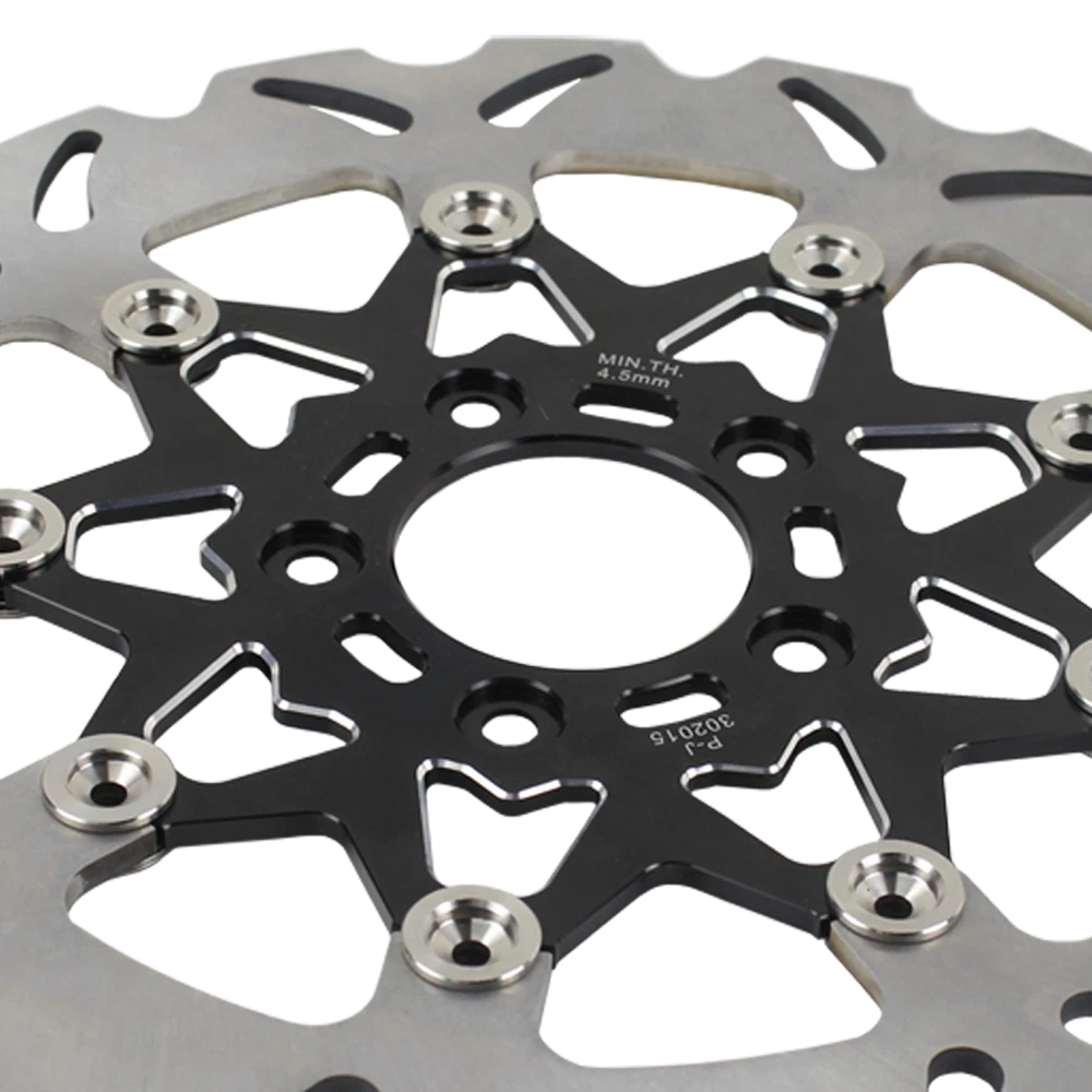 BLACK 11.8" Floating Front Brake Rotor for Harley Touring FLHX FLHT FLTR FLHR 08+ - Image 3