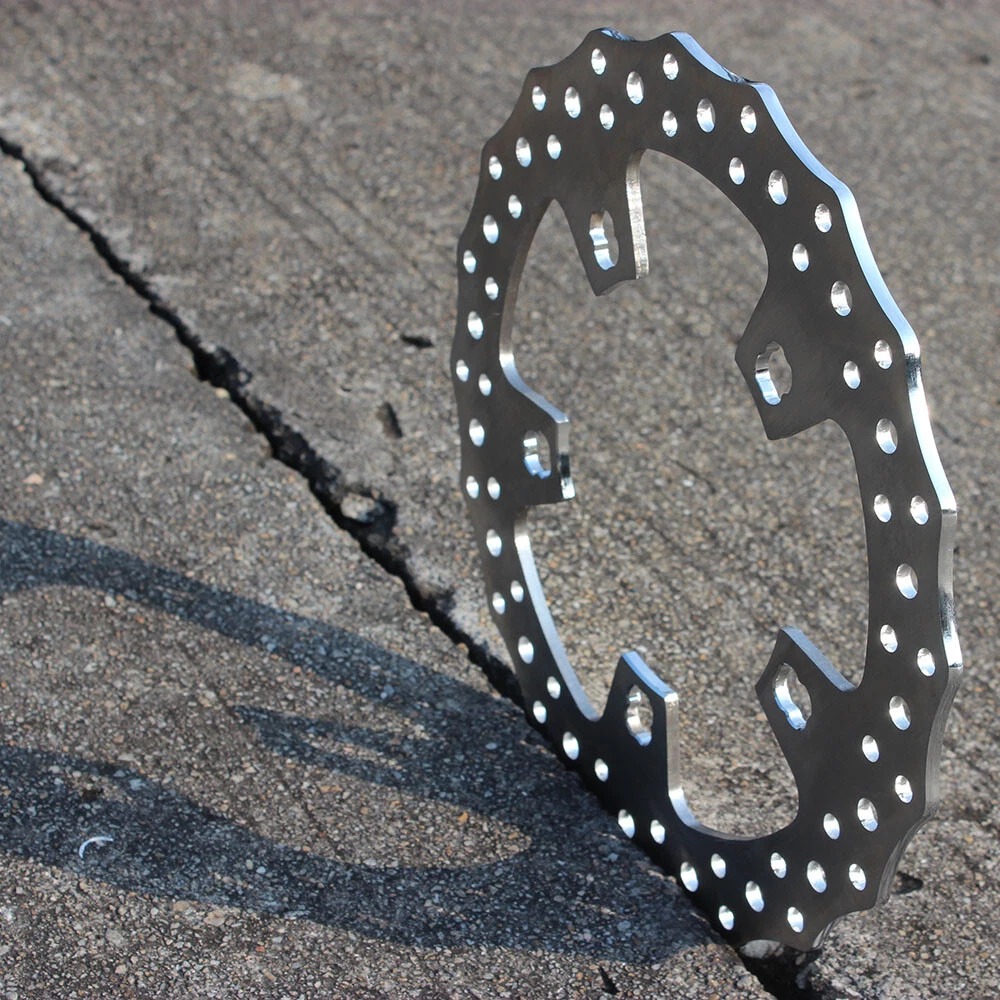 Chrome 11.8" Front Brake Rotor For 2009+ Harley Touring Road King Street Electra Glide - Image 3
