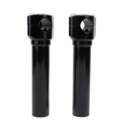 Black 8.0 ” Tall Handlebar Risers Kit for Harley Springer Models with 1.0 Inch Clamping Area