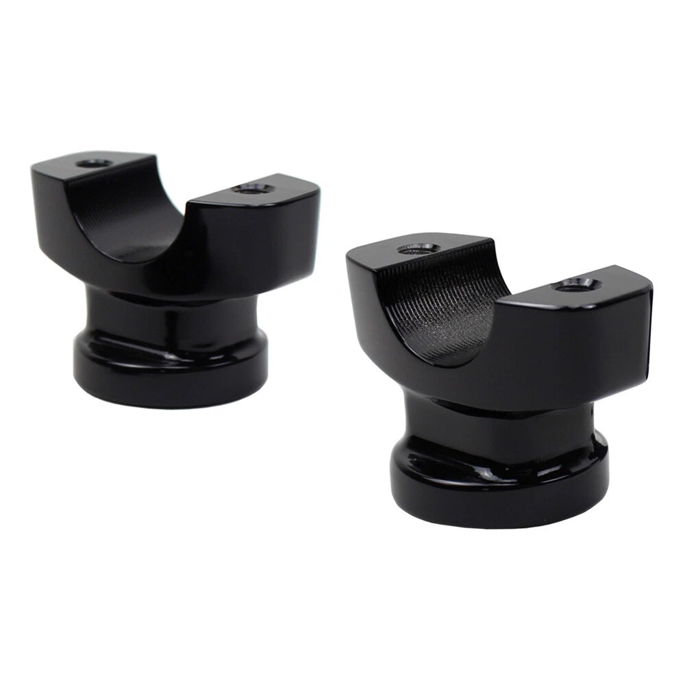 CNC 1.25" Handlebar 1.8" Risers Kit For Harley Breakout FXSB FXBR FXBRS Black - Image 3