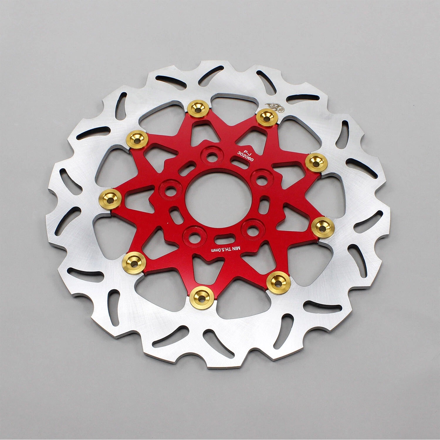 Red 11.8" Front Brake Rotor for Harley Softail Street Bob Low Rider Breakout 18+ - Image 4