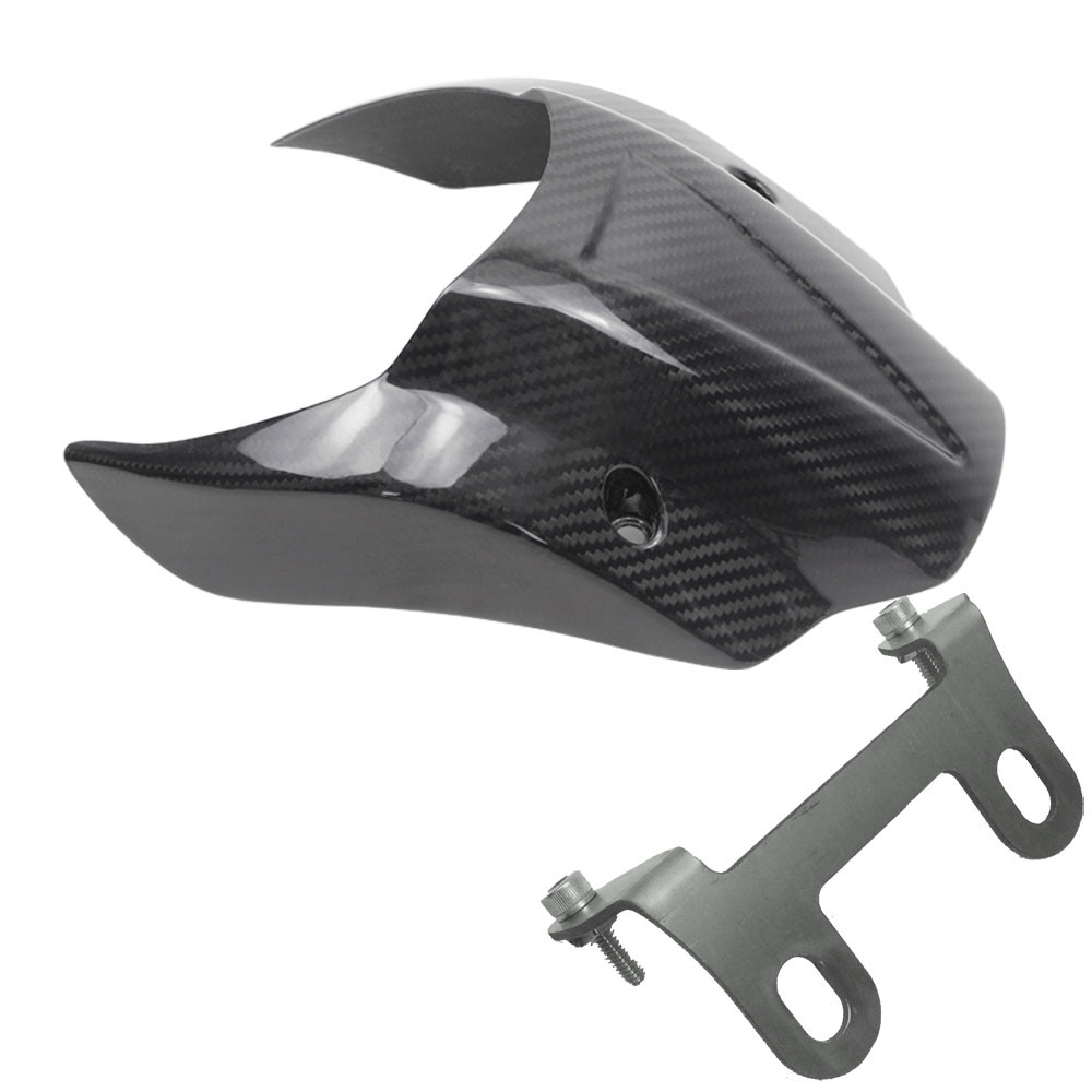 Carbon Fiber Front Fairing Headlight Cover for Harley 18-23 Street Bob FXBB - Image 2