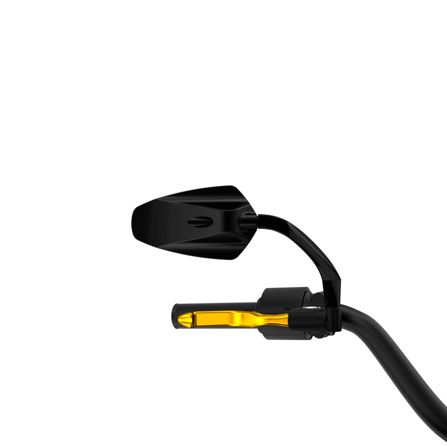 Black 4.3 inch Aluminum CNC Cut Motorcycle Rear View Mirrors for Harley Softail Dyna Sportster Touring - Image 7