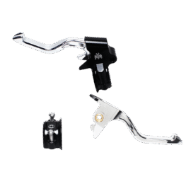 Chrome Easy Pull Clutch Brake Hand Control Levers for Harley 2018-Later Softail