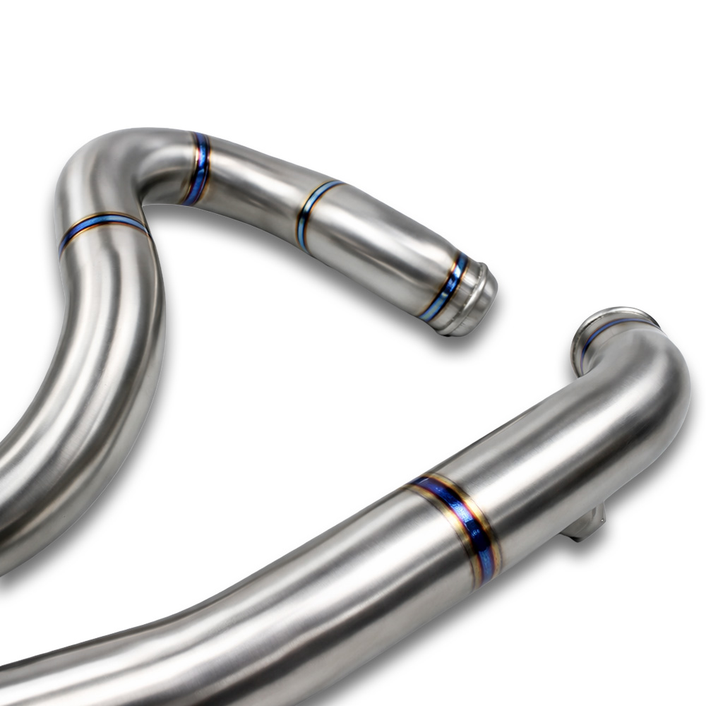 Full Titanium 2-Into-1 Exhaust System for Harley M8 Softail Models (2018–2023) - Image 2