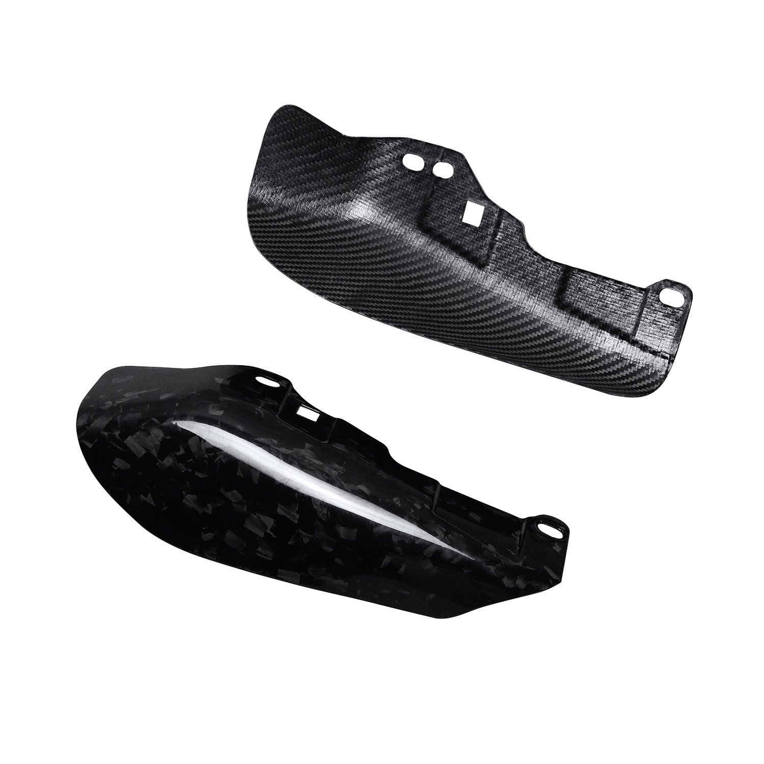 Marbling Carbon Fiber Mid Frame Air Deflector for Harley CVO Street/ Road Glide - Image 3