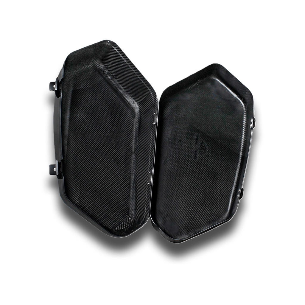 Carbon Fiber Saddlebags for Harley Softail Models 2018–2024 - Image 3