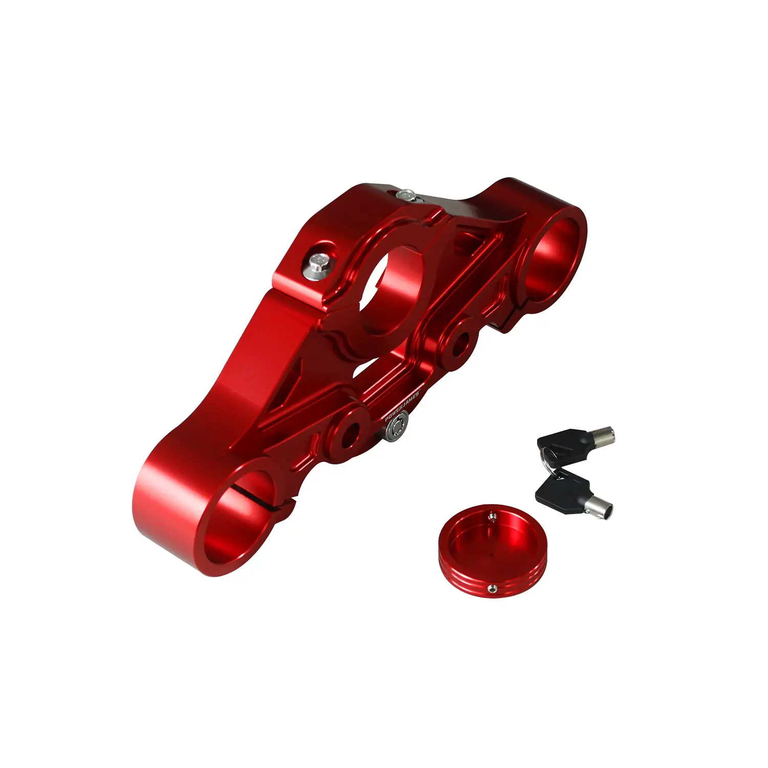 Red Front Upper Top Triple Tree for Harley Touring FLTRXS FLTR FLTRSE FLTRU 15+ - Image 6