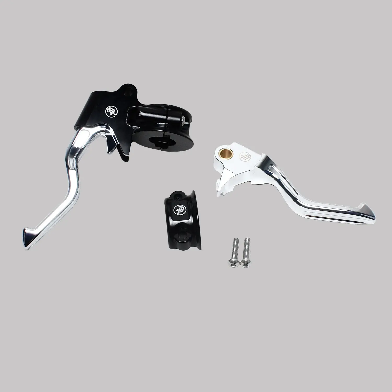 Chrome Easy Pull Clutch Brake Hand Control Levers for Harley 1996-2014 Softail Dyna, 96-03 XL,1996-07 Touring - Image 5