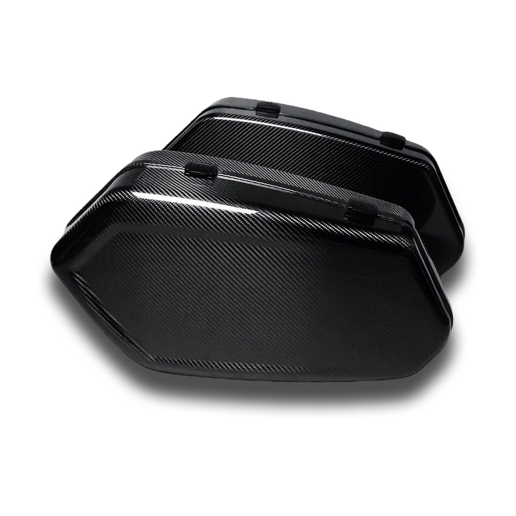 Carbon Fiber Saddlebags for Harley Softail Models 2018–2024 - Image 2
