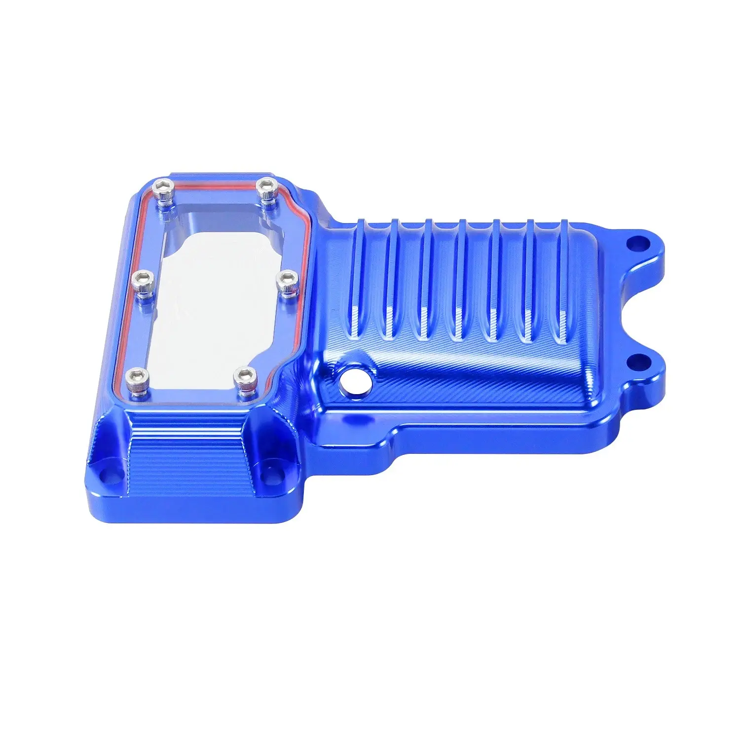 Blue Twin Cam Transmission Top Cover for Harley 2008-17 Softail Dyna Touring FLH
