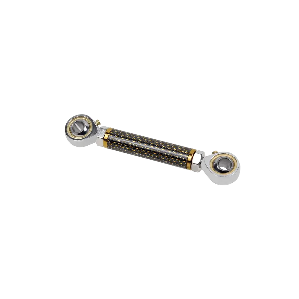 Yellow Carbon Fiber Softail Mid Control Shift Linkage for Harley FXST FXBB FXLR(Gold) - Image 5