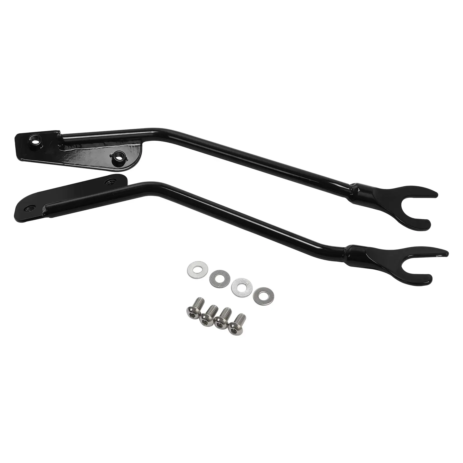 Black Detachable Saddlebags For Harley Fat Boy Breakout FLFB 2018-Up US - Image 11