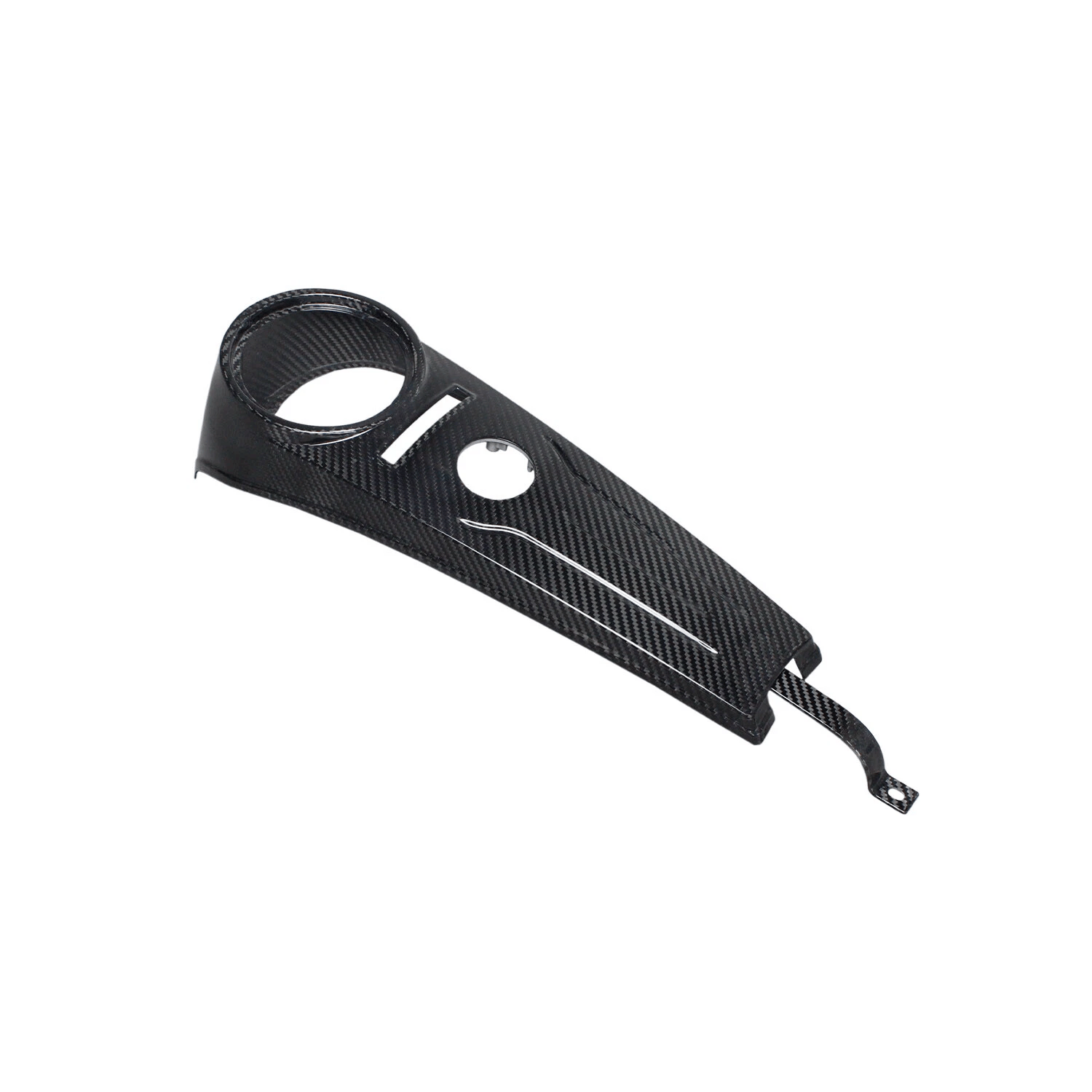 Carbon Fiber Fuel Tank Dash Panel Cover for Harley Road King FLHR FLHRXS 14+ - Image 2