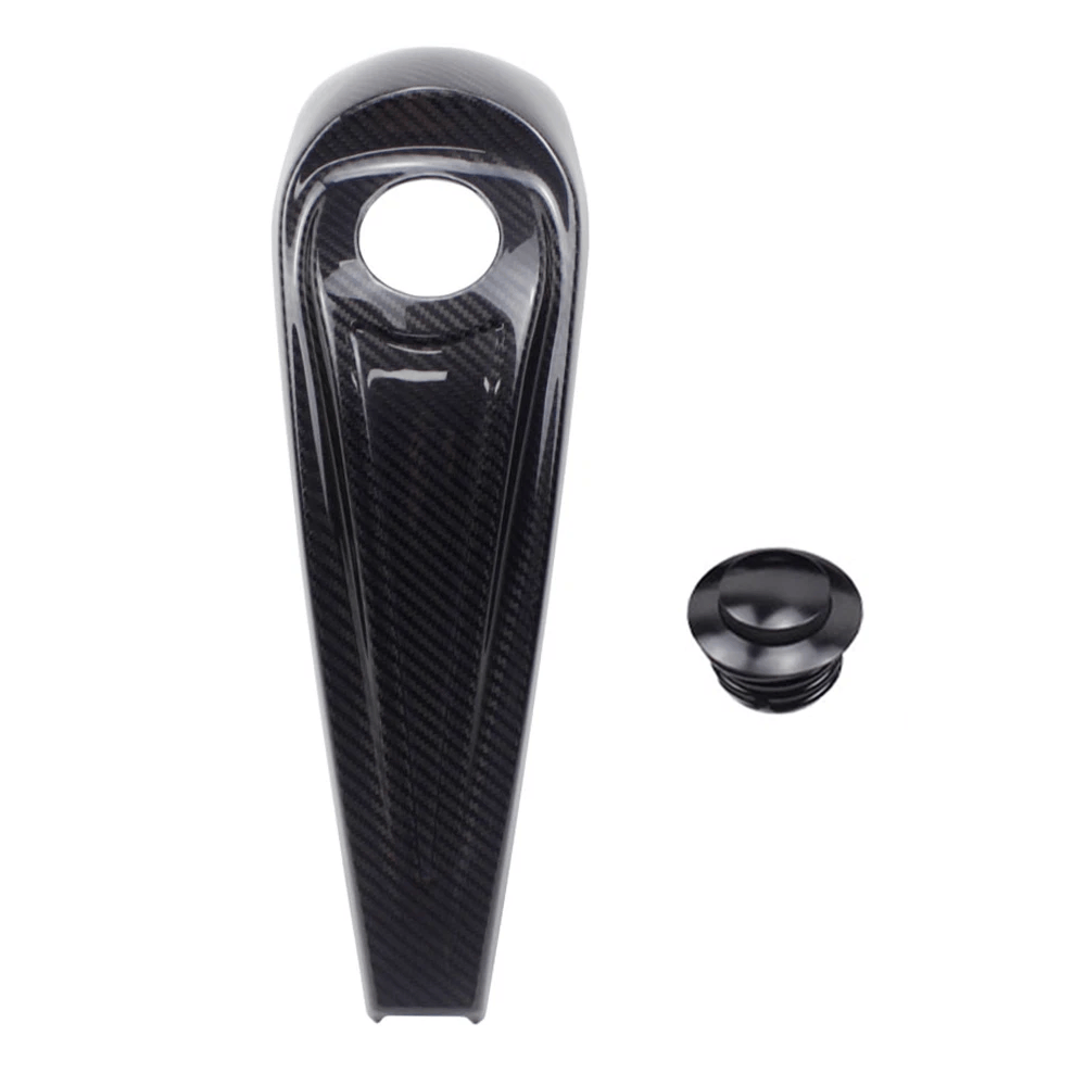 Carbon Fiber Fuel Tank Panel Cover For Harley Touring FLHT FLTRX FLHX FLHTK - Image 4