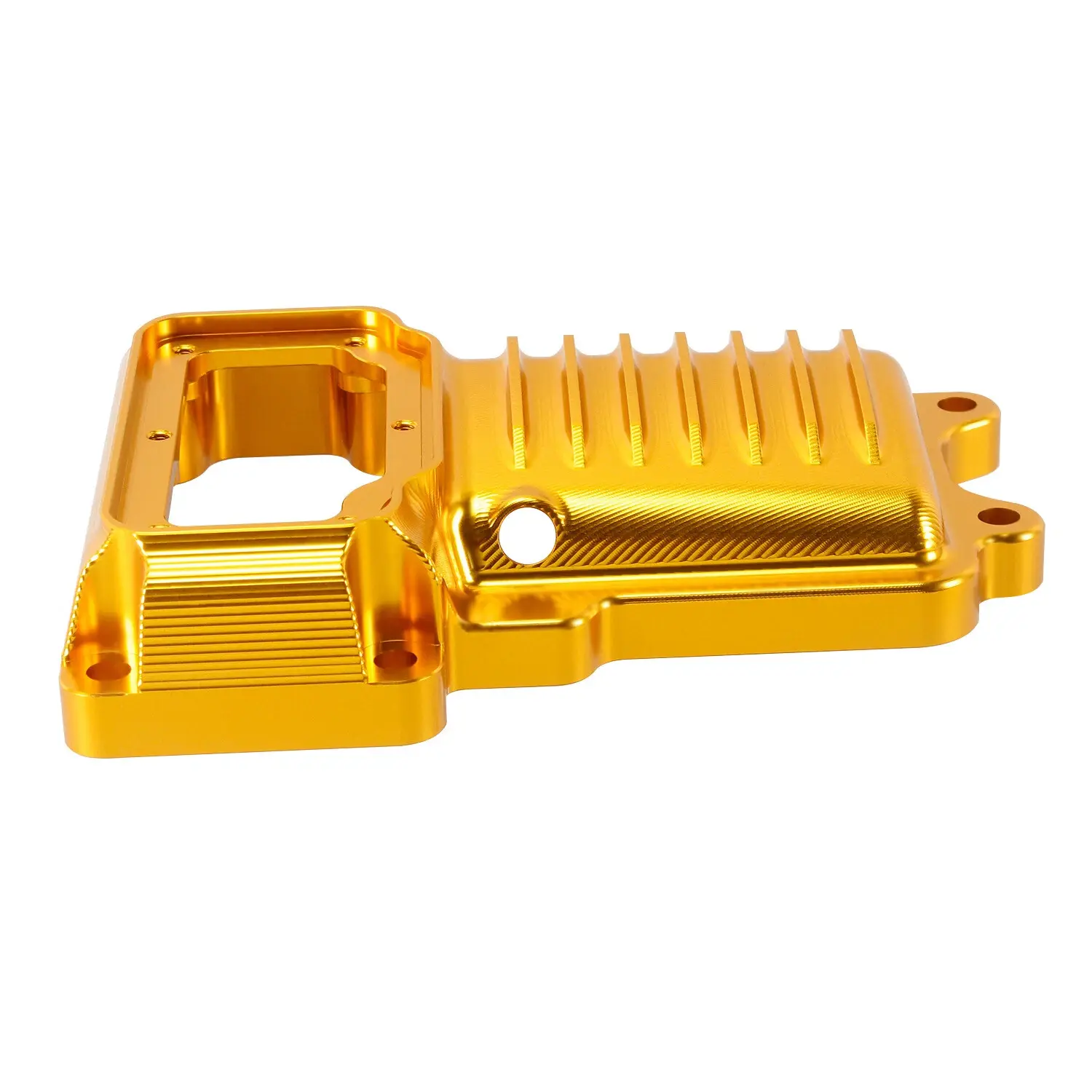 Gold Twin Cam Transmission Top Cover for Harley 2006-2017 Softail Dyna Touring