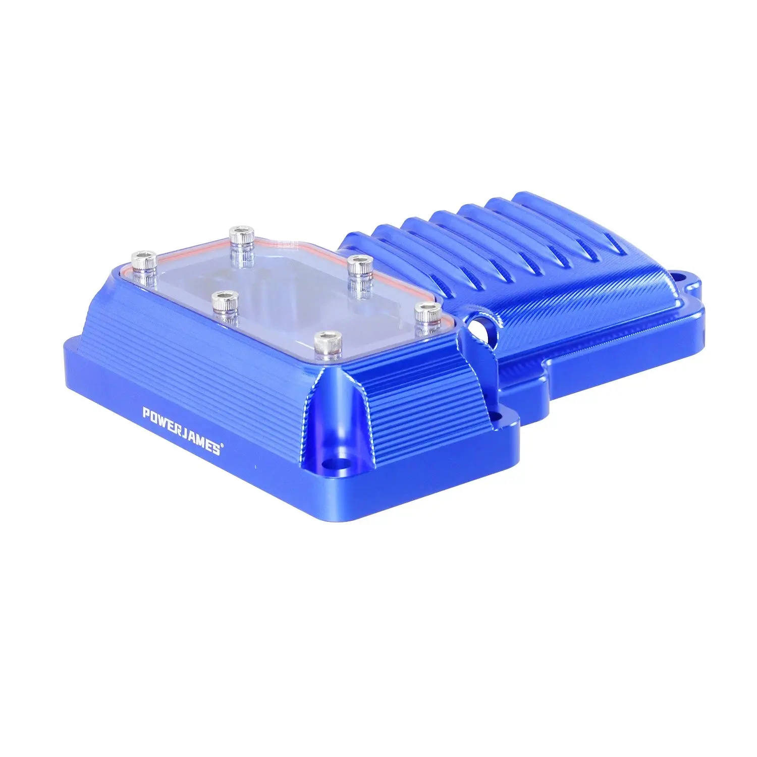 Blue Twin Cam Transmission Top Cover for Harley 2008-17 Softail Dyna Touring FLH - Image 7